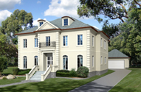 фасадный декор, варианты отделки фасада